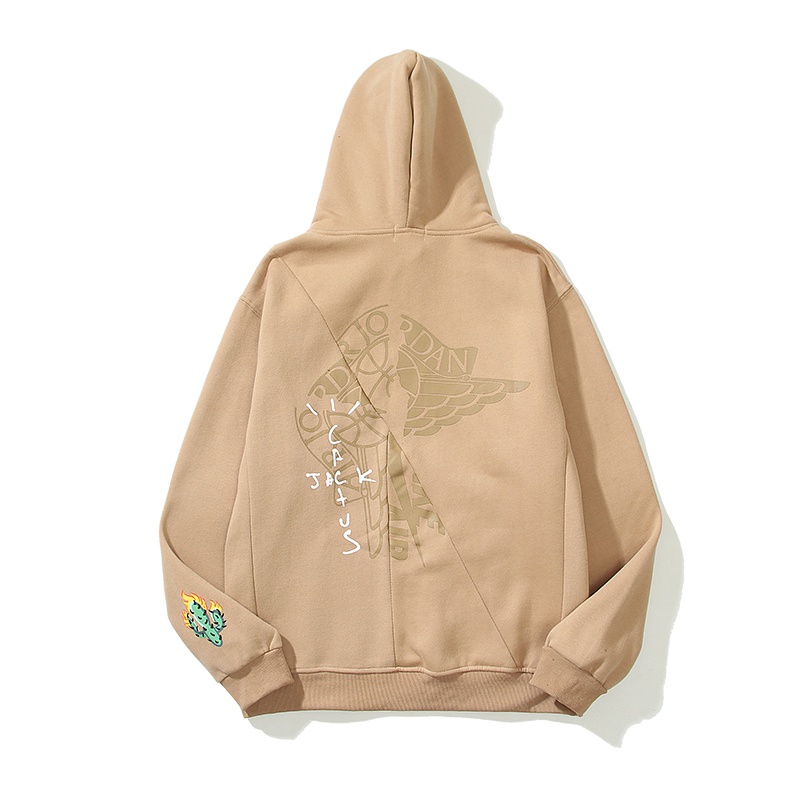 Áo Khoác Hoodie Chui Đầu Tay Dài In Hình Travis Scott Phía Trước