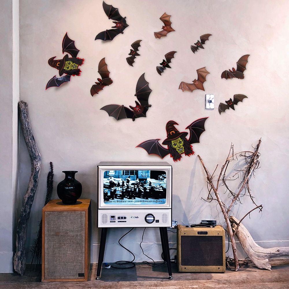 Bộ 12 Sticker Hoạt Hình Trang Trí Halloween