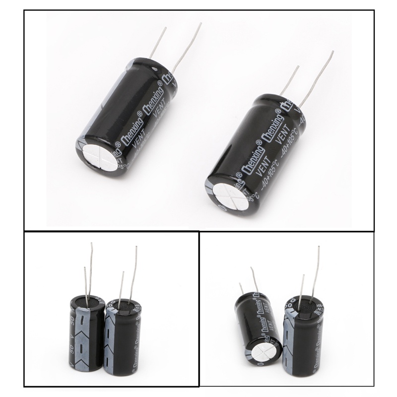 Set 2 Tụ Điện Nhôm 18*35mm 4700uF 50V 105 Chuyên Dụng°C Dimension