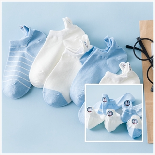  Tất cổ ngắn vải cotton hình Doraemon