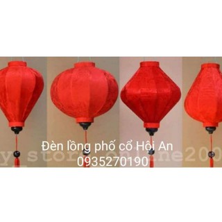Đèn lồng hội An vải gấm size 30
