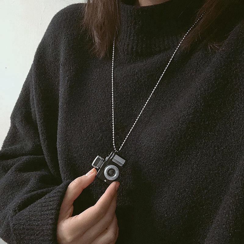 Dây Chuyền Mặt Hình Máy Ảnh Độc Đáo Phong Cách Hip-Hop Cá Tính