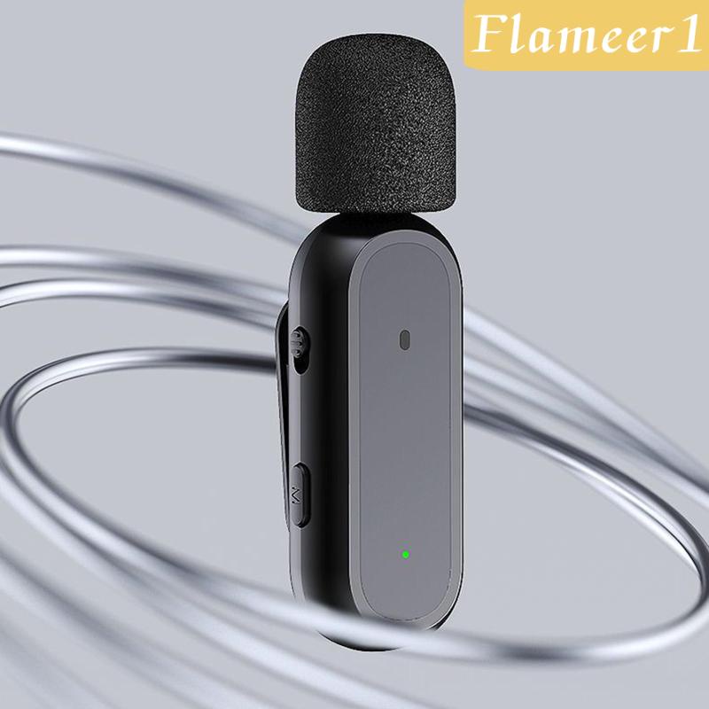 Micro Cài Áo Không Dây Loại C Màu Đen Kèm Hộp Sạc 1]