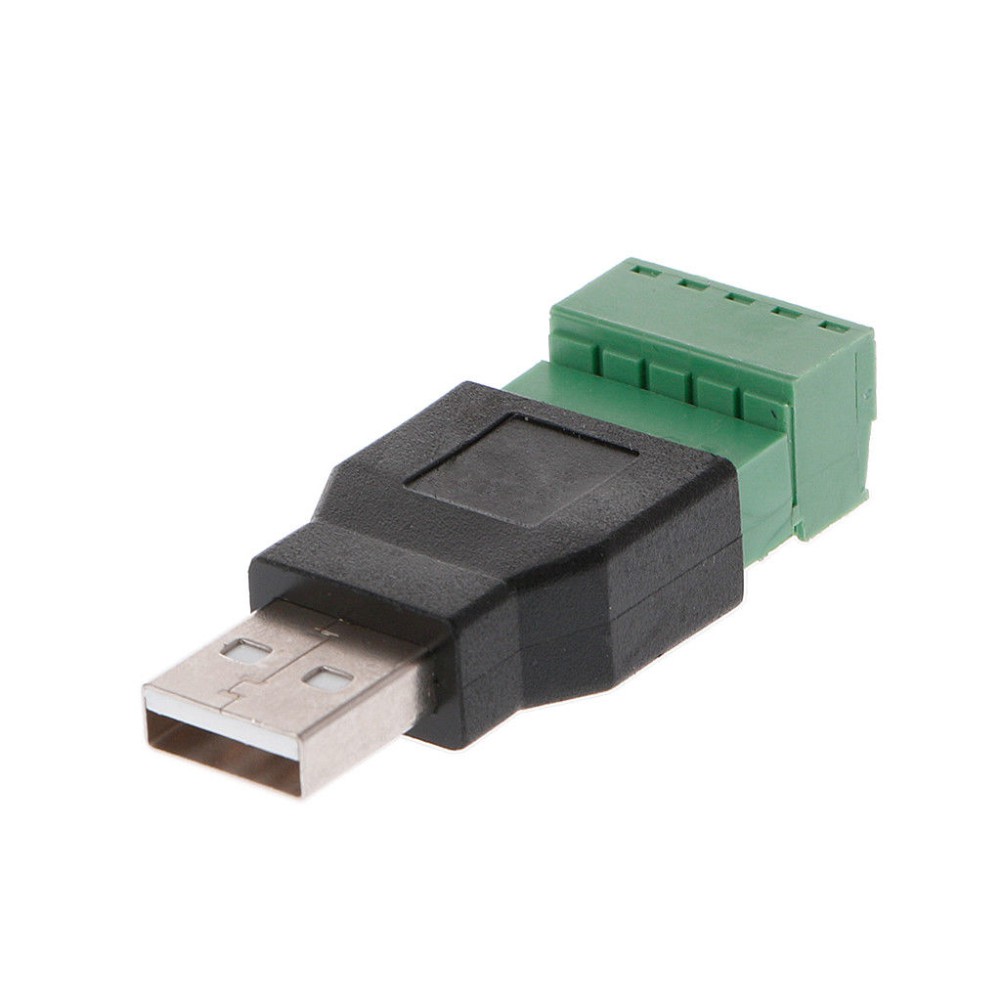 Đầu Nối Usb 2.0 Type A Female / Male Sang 5p Screw W / Shield