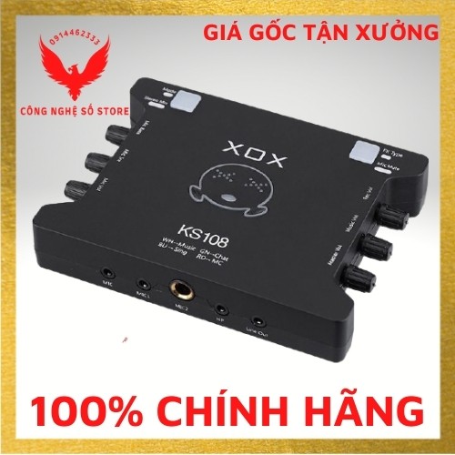 [Mã 44ELSALE2 giảm 7% đơn 300K] (Hàng có sẵn) Bộ Thu âm K10 k108 Tặng dây lấy nhạc