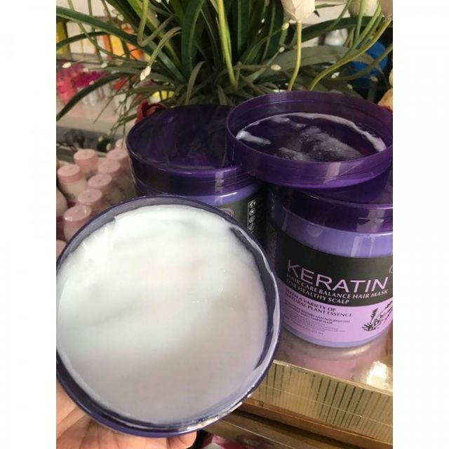Dầu xả tóc KERATIN hương Lavender 1000ml mẫu mới
