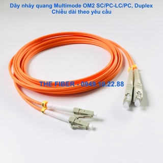 Dây nhảy quang multimode om2 sc/pc-lc/pc duplex - chiều dài theo yêu cầu