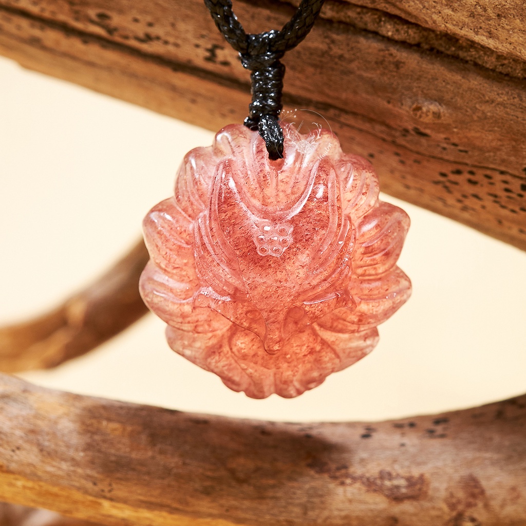 Mặt Đá Hồ Ly Thach Anh Cherry Blossom Thiên Nhiên