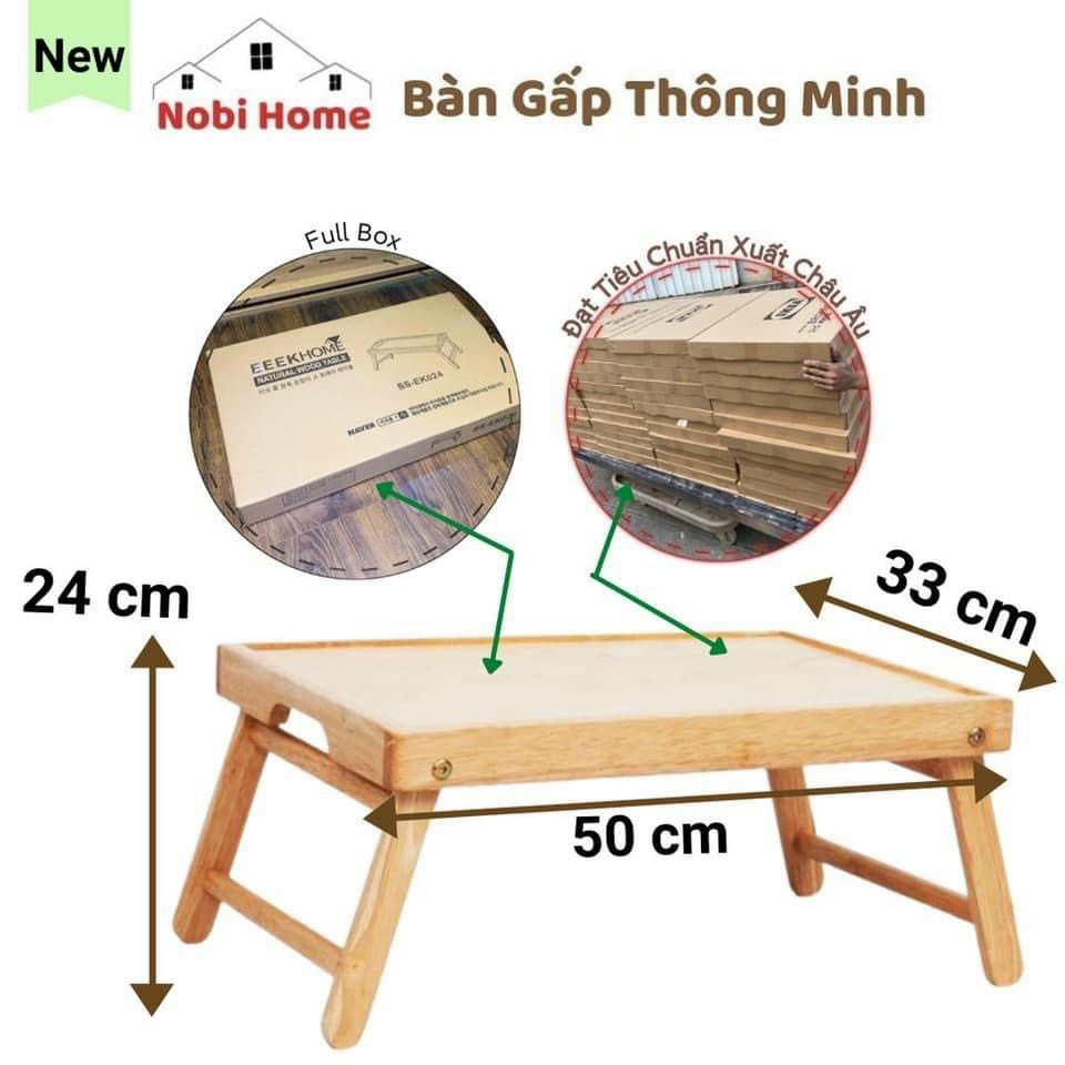 [Mã LIFEBKA5 giảm 10% tối đa 1 Triệu đơn 500k] Bàn gỗ hàng gấp gọn hàng xuất xịn