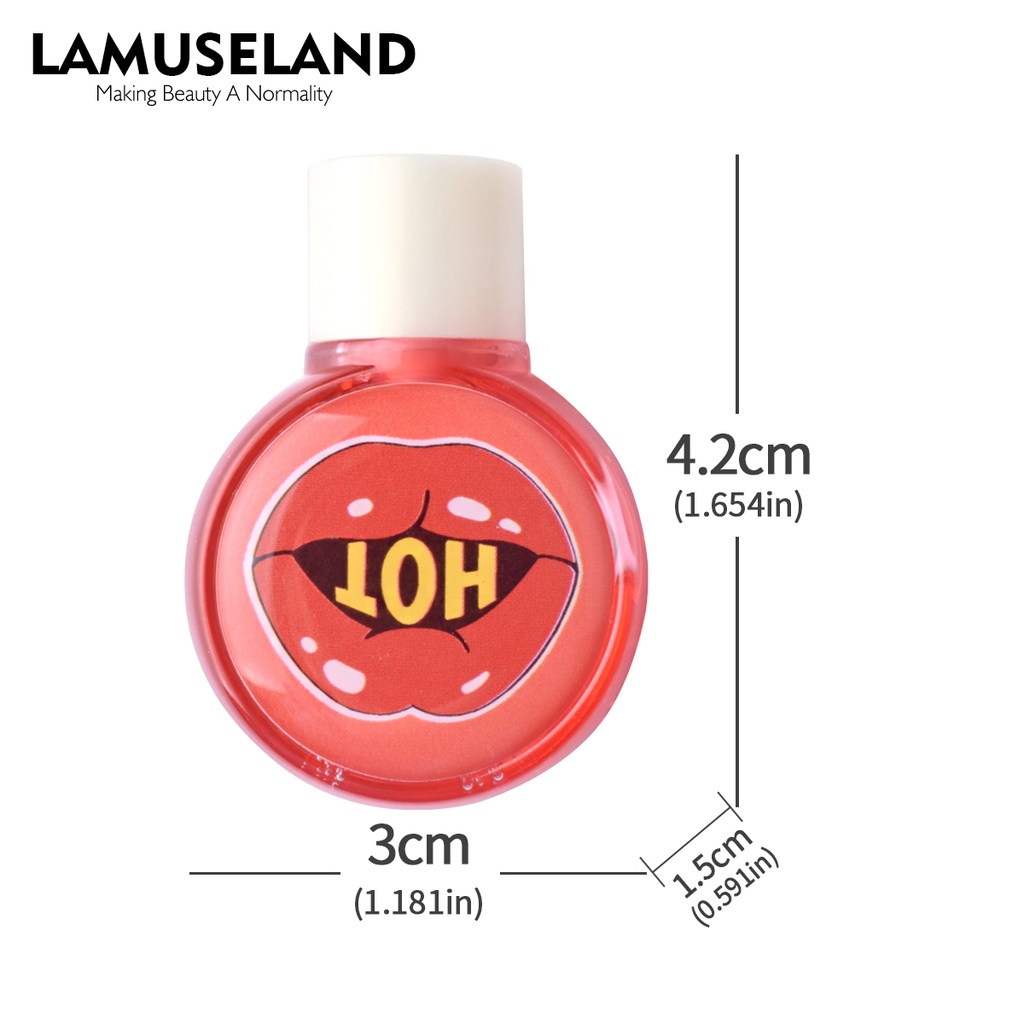 Son môi LAMUSELAND LK42L nhỏ xinh chống thấm nước lâu trôi thay đổi màu sắc độc đáo 6ml