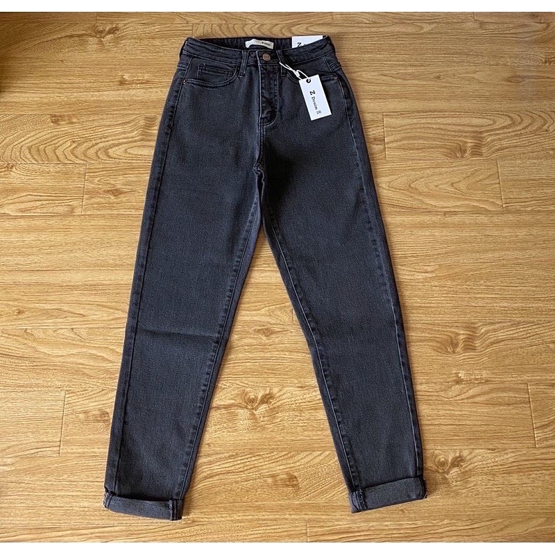 Quần dáng baggy bò vnxk đai 93p