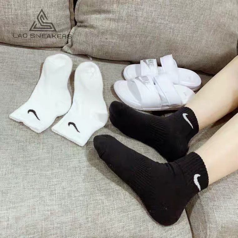 Vớ thể thao 100% cotton nguyên chất xinh xắn cho nam và nữ