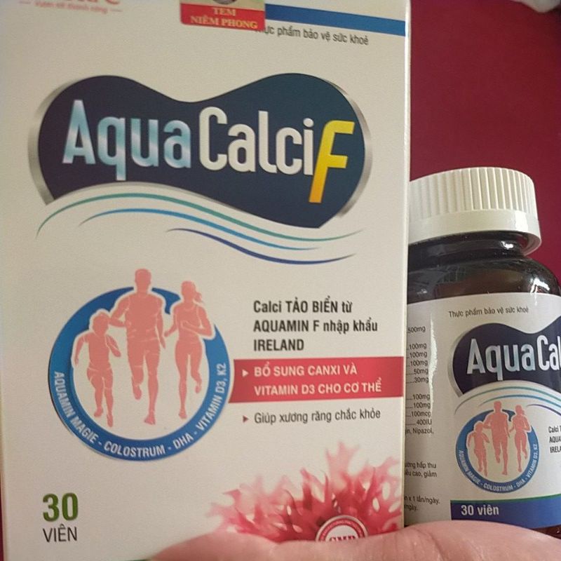 canxi AquaCalciF ( lọ 30 viên) calci Tảo Biển từ Aquamin F nhập khẩu  Ireland