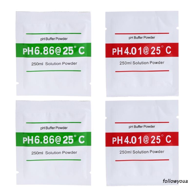 Set 4 Dụng Cụ Đo Độ PH 4.01 6.86 Chuyên Dụng Chất Lượng Cao