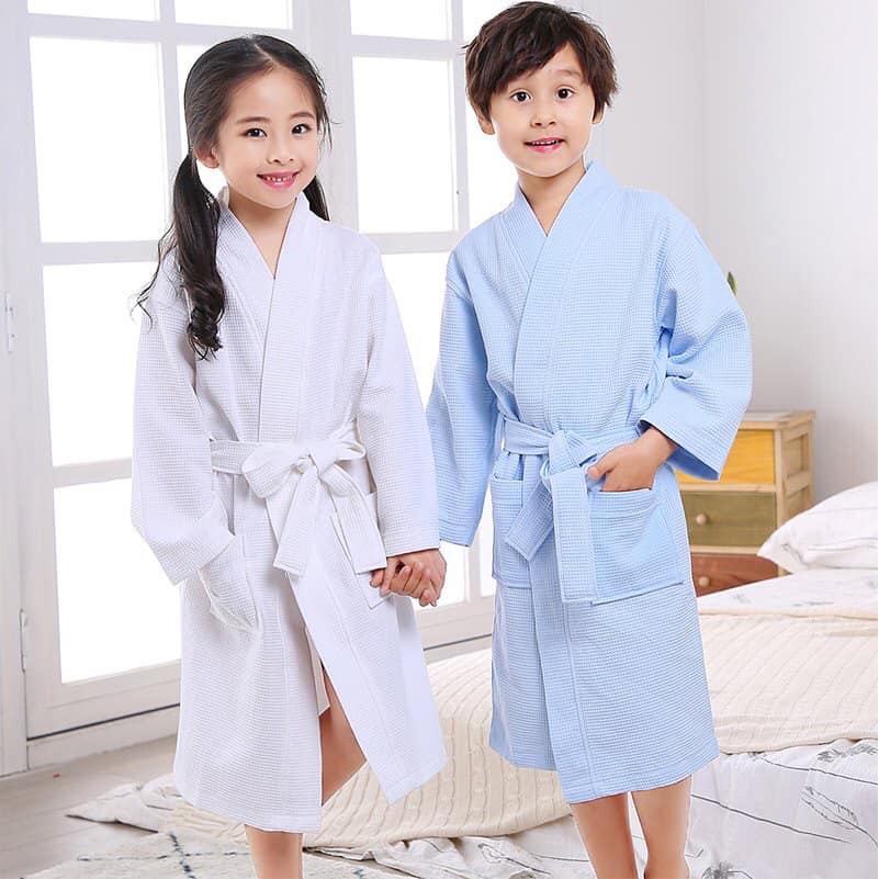 [Mã LIFEXANH24 giảm 10% đơn 99K] Áo Choàng Tắm Trẻ Em Khách Sạn Cao Cấp AMIBAY- Chất 100% Cotton