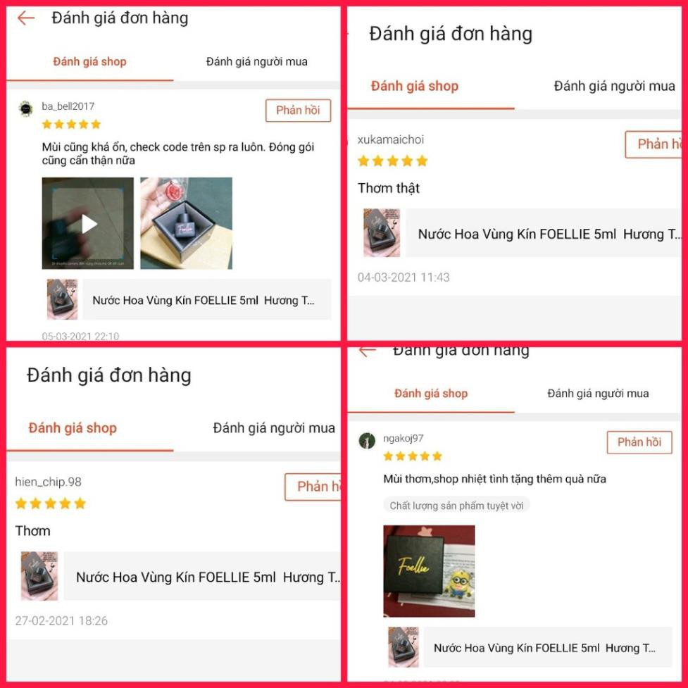 Nước Hoa Vùng Kín FOELLIE 5ml  Hương Thơm Nhẹ Nhàng Quyến Rũ | BigBuy360 - bigbuy360.vn