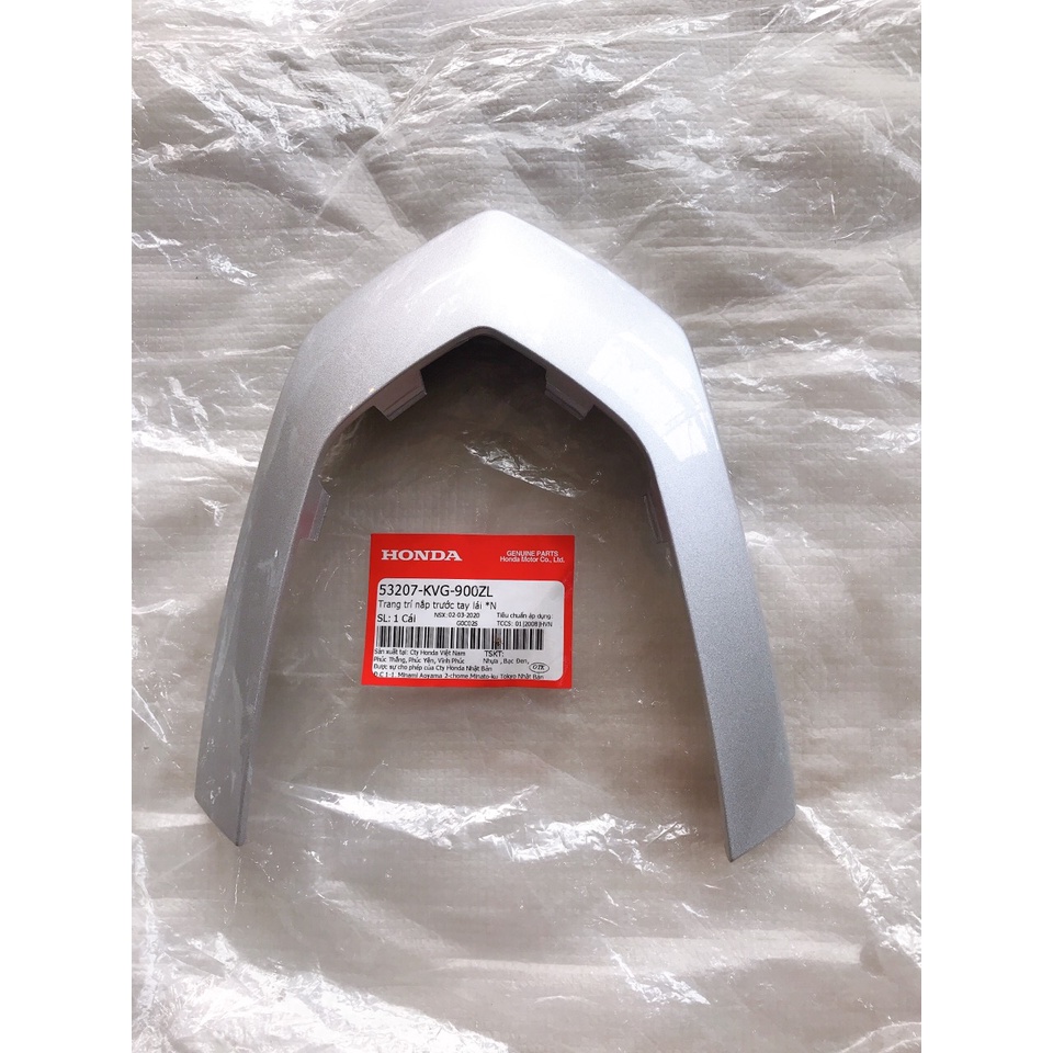 Bộ nẹp mạ bạc  gắn xe Airblade 2009 -2010 xịn chính hãng