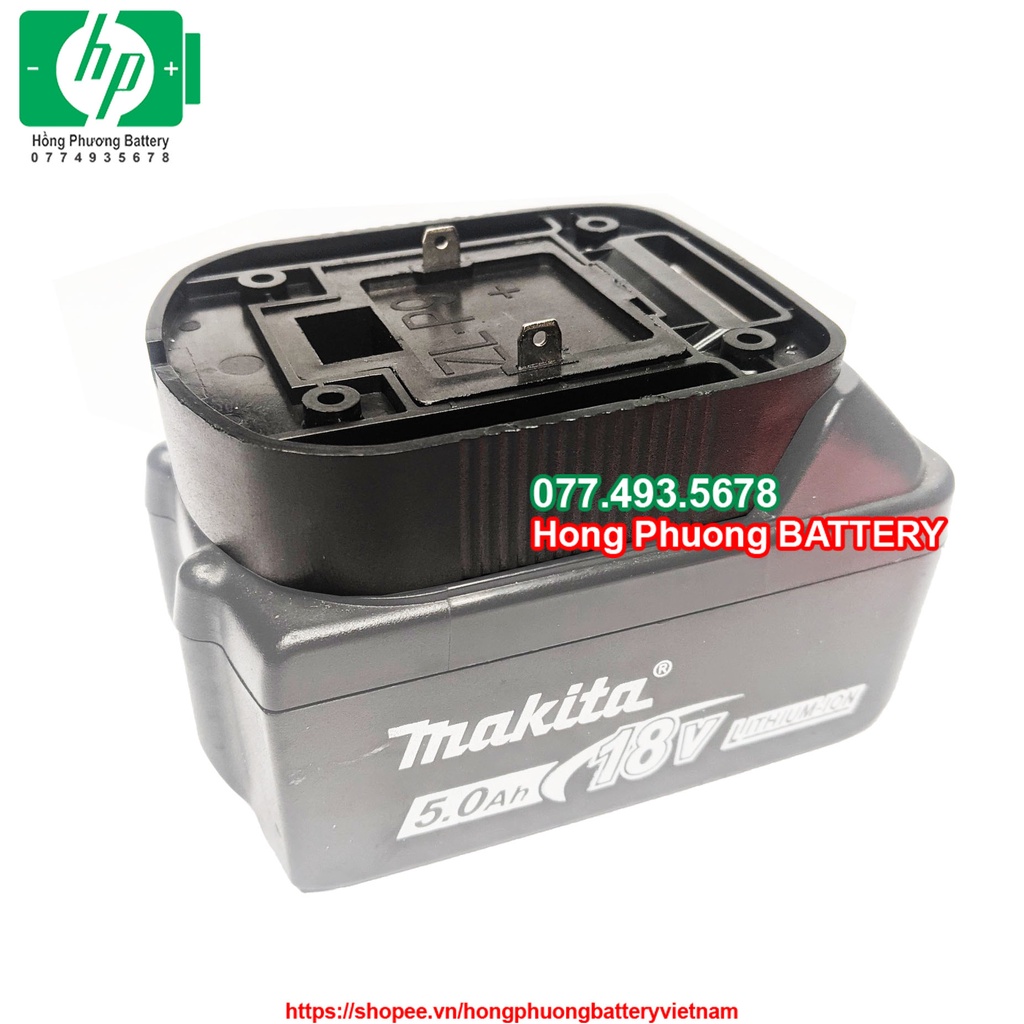 Bộ đế pin Makita 14-18V bao gồm tiếp điểm