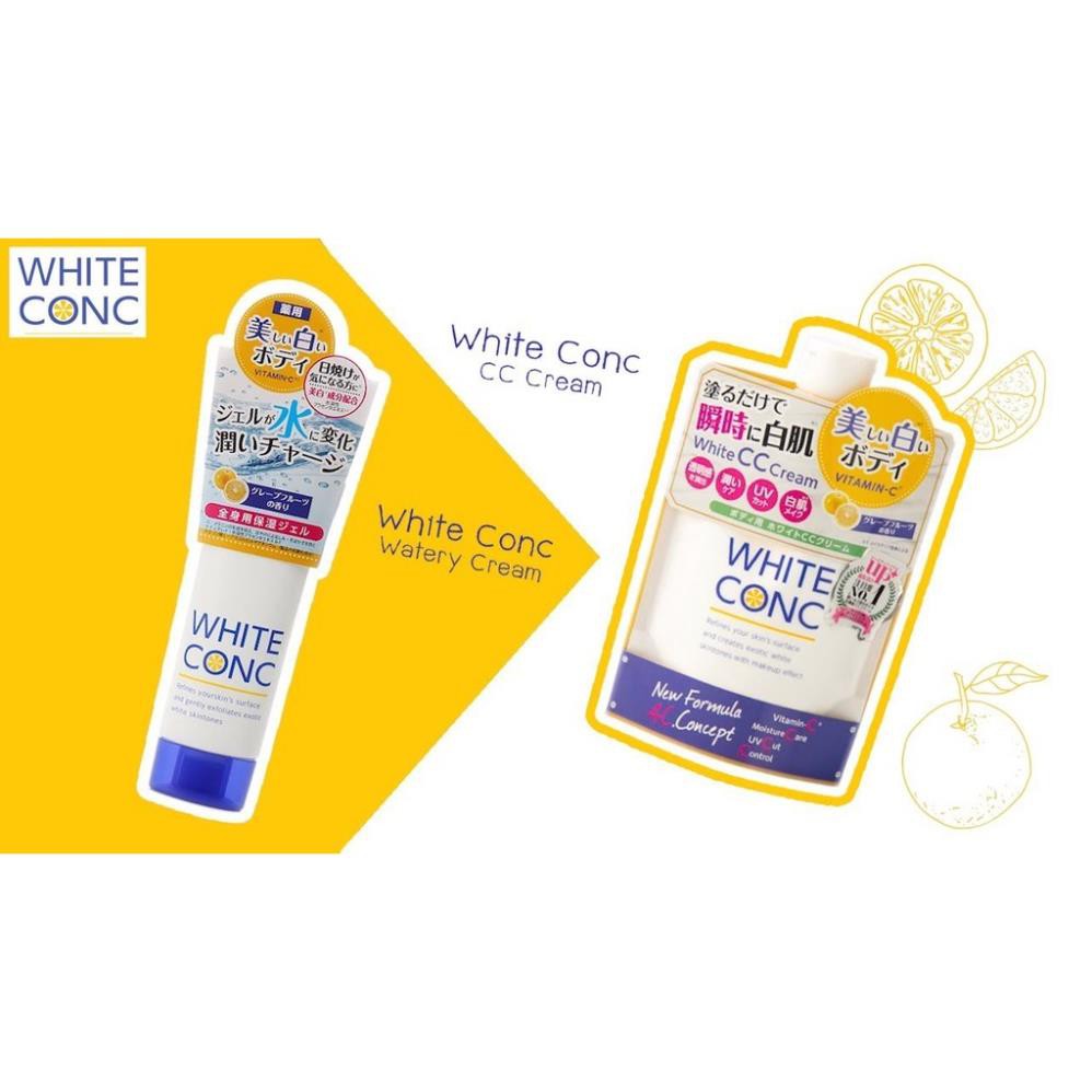 KEM DƯỠNG TRẮNG DA BAN ĐÊM WHITE CONC C WATERY CREAM NỘI ĐỊA NHẬT 90GR