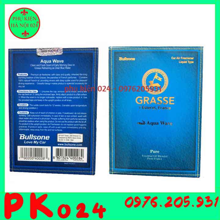 Nước Hoa Taplo Ô Tô - Nước Hoa Ô Tô Cao Cấp - GRASSE L’ESTEREL Nhiều Mùi Hương