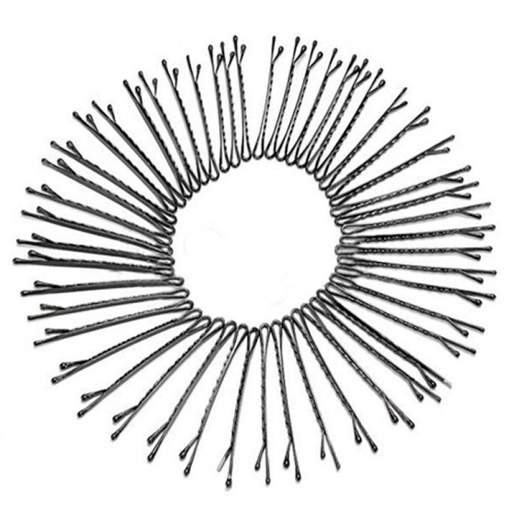 Bộ 60 Cái Kẹp Tóc Kim Loại Màu Đen Tiện Dụng