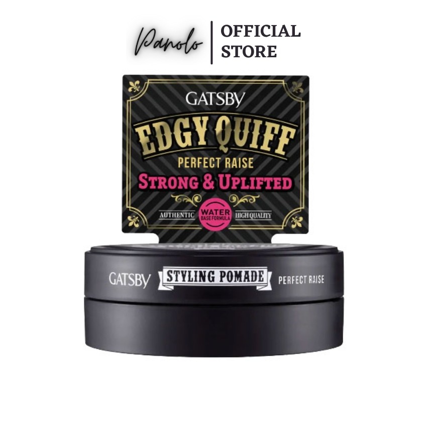 Pomade Gốc Nước Tạo Kiểu Tóc Nam Gatsby Perfect Raise 75g, High Hold, Medium Shine