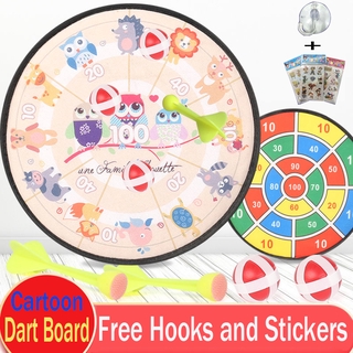 36cm Kids Darts Toys Sticky Cloth Absorbent Ball Target Stickers Darts Board Indoor and Outdoor Throw Sports Toys
