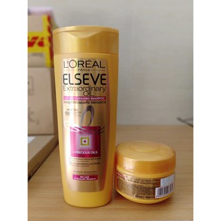 COMBO L'OREAL DẦU GỘI 330ML +KEM Ủ TÓC 200ML