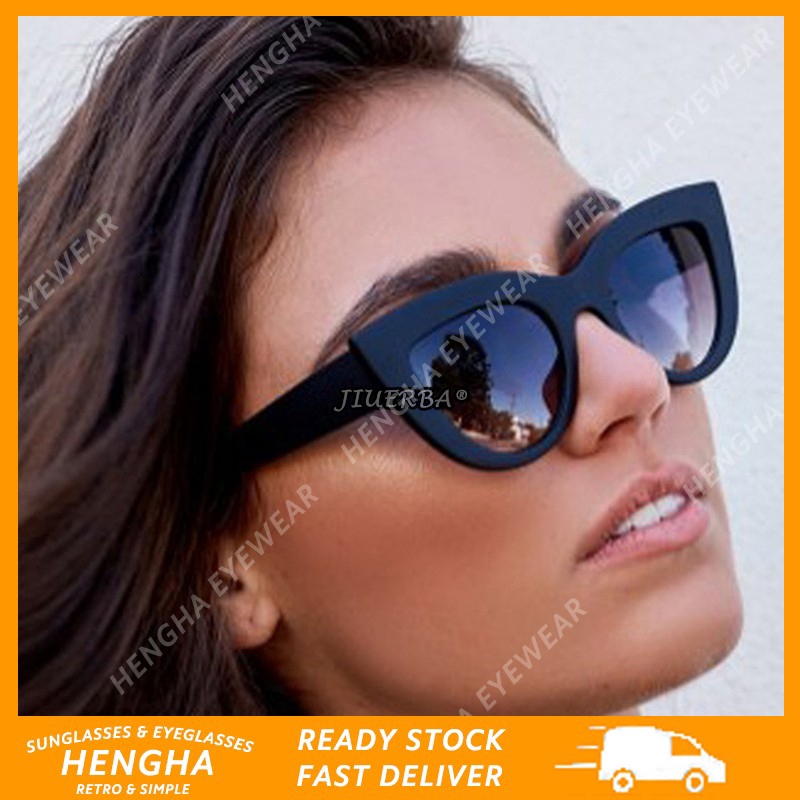 Kính Mát Mắt Mèo Chống Tia Uv400 Phong Cách Retro