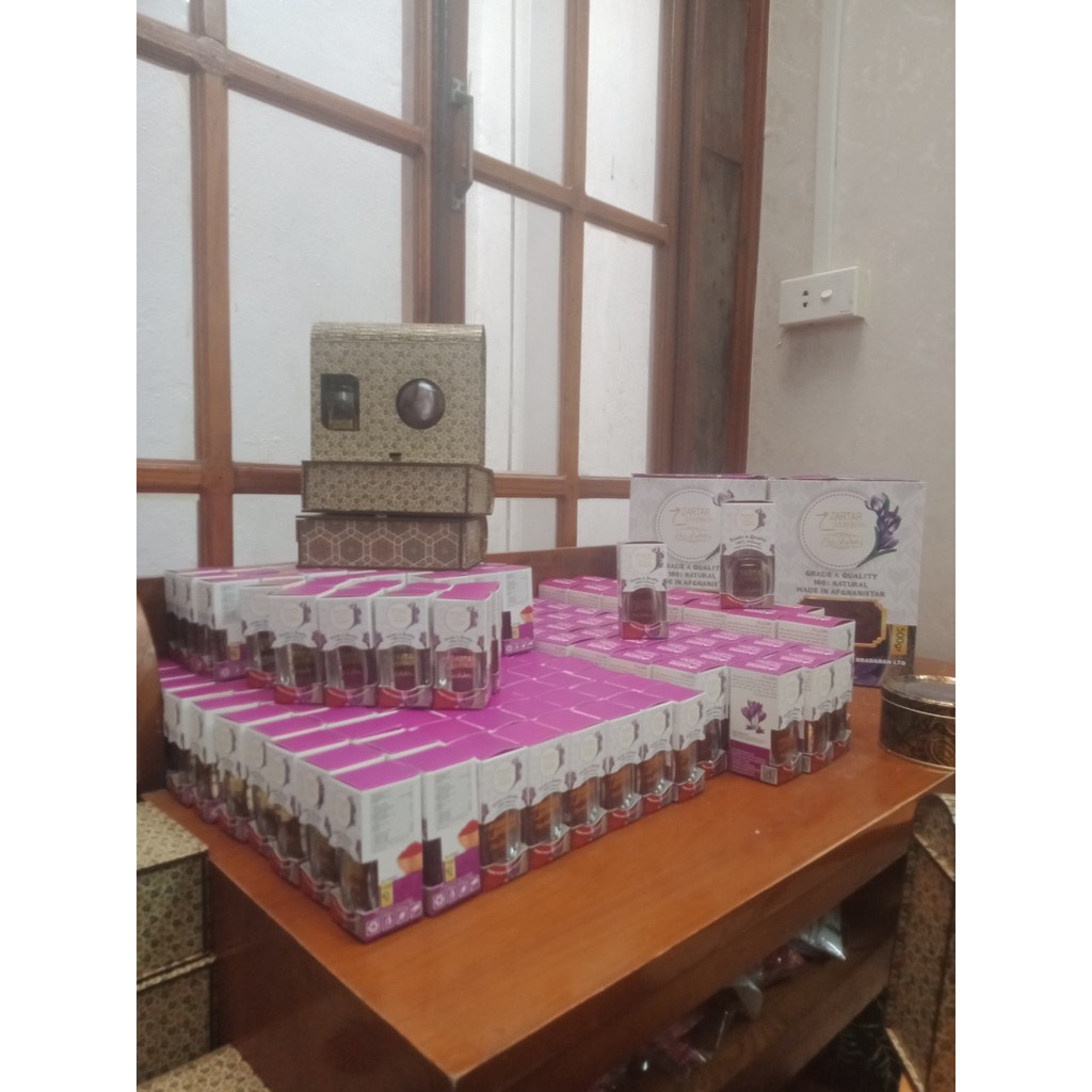 (DÙNG THỬ) Saffron thương hiệu Zartar CHÍNH HÃNG 100% SUPER NEGIN 0.1 GR