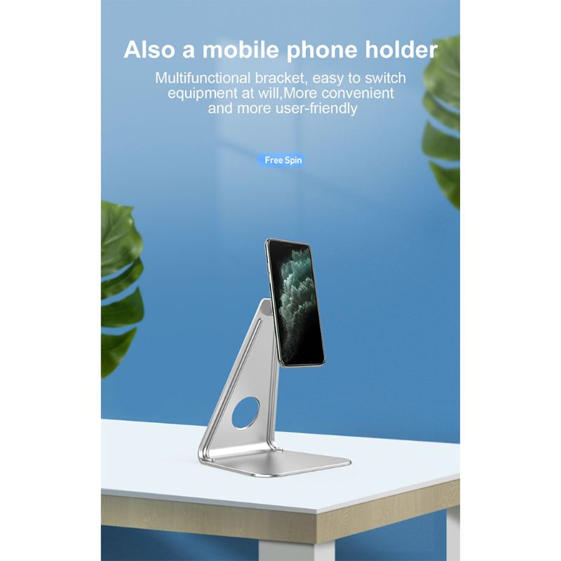 Giá Đỡ Máy Tính Bảng Hình Chữ L Xoay 360 Độ Tiện Dụng° Vòng Xoay Được