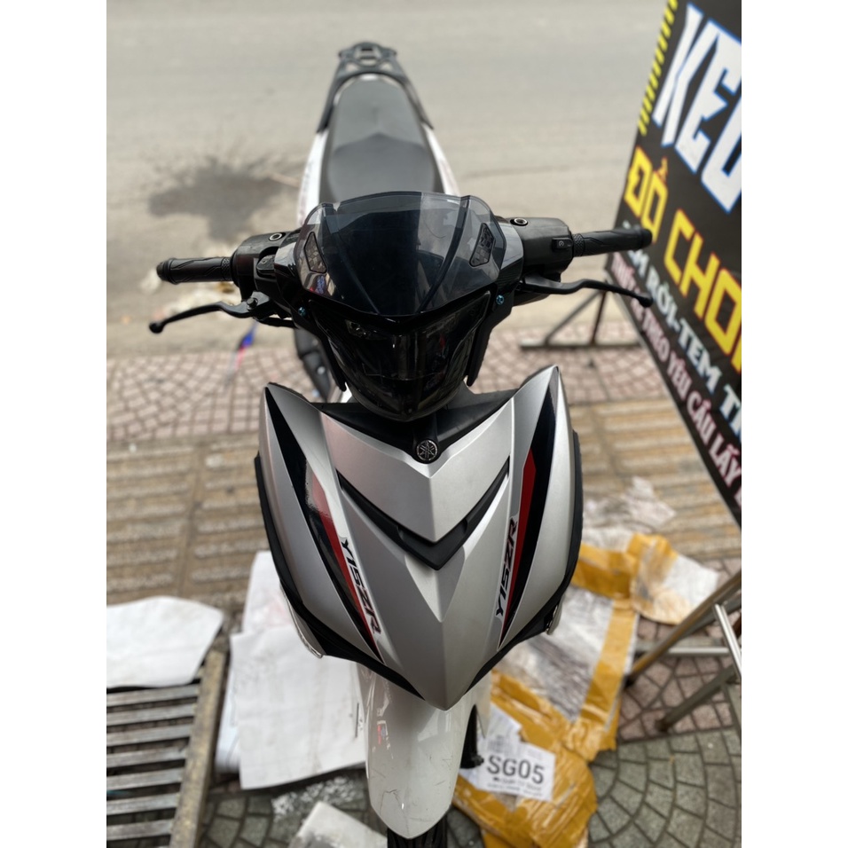 Tem Rời Exciter 150 mẫu Y15ZR màu bạc đen đỏ