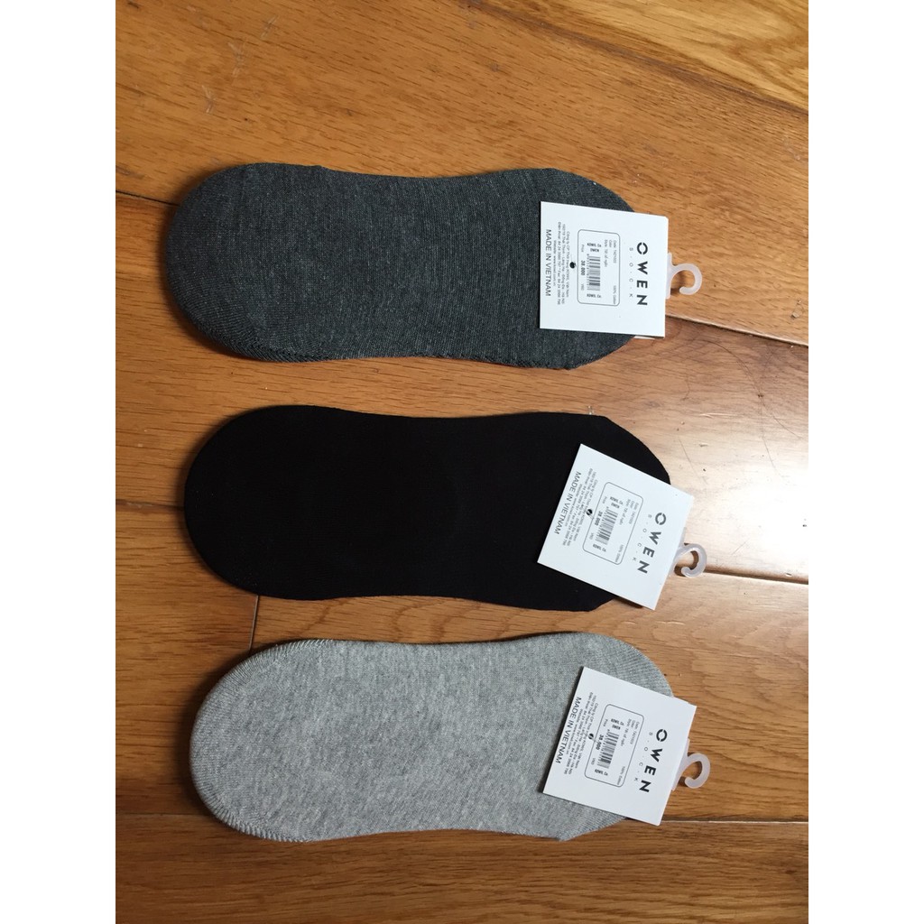 Tất  lười vớ không cổ nam owen cotton mềm mát, ôm chân