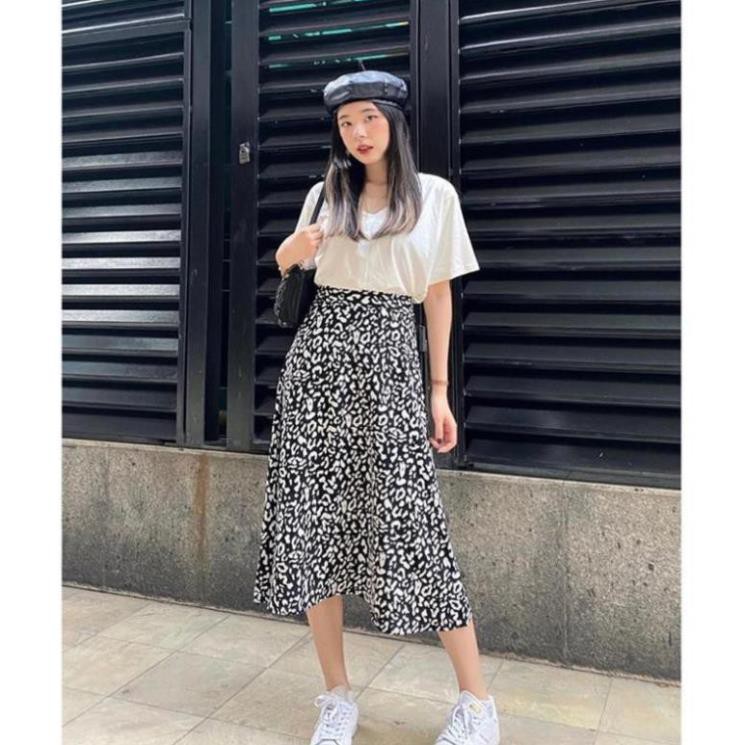 Chân Váy Dài Họa Tiết Da Báo Phom Dáng Siêu Đẹp Chất Bao Đẹp M995 -Teen 888