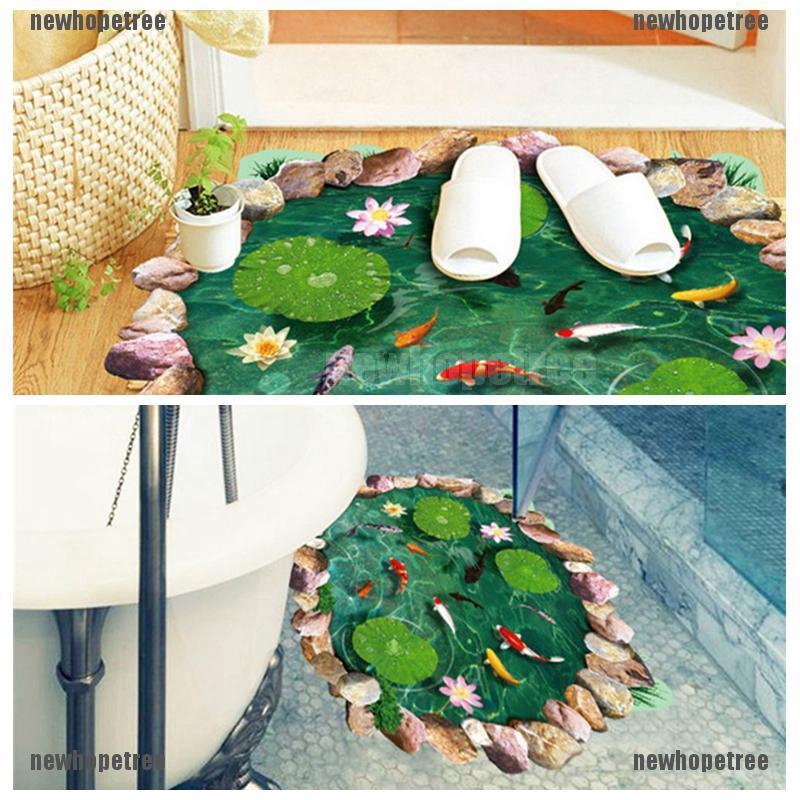 Decal Dán Tường Sàn Và Tường 3D Có Thể Tháo Rời