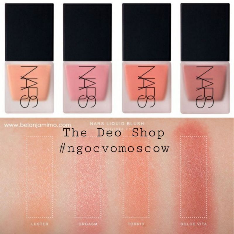 [Hàng sẵn săn sale fullbox đủ bill] Má Hồng Dạng Kem NARS Liquid Blush