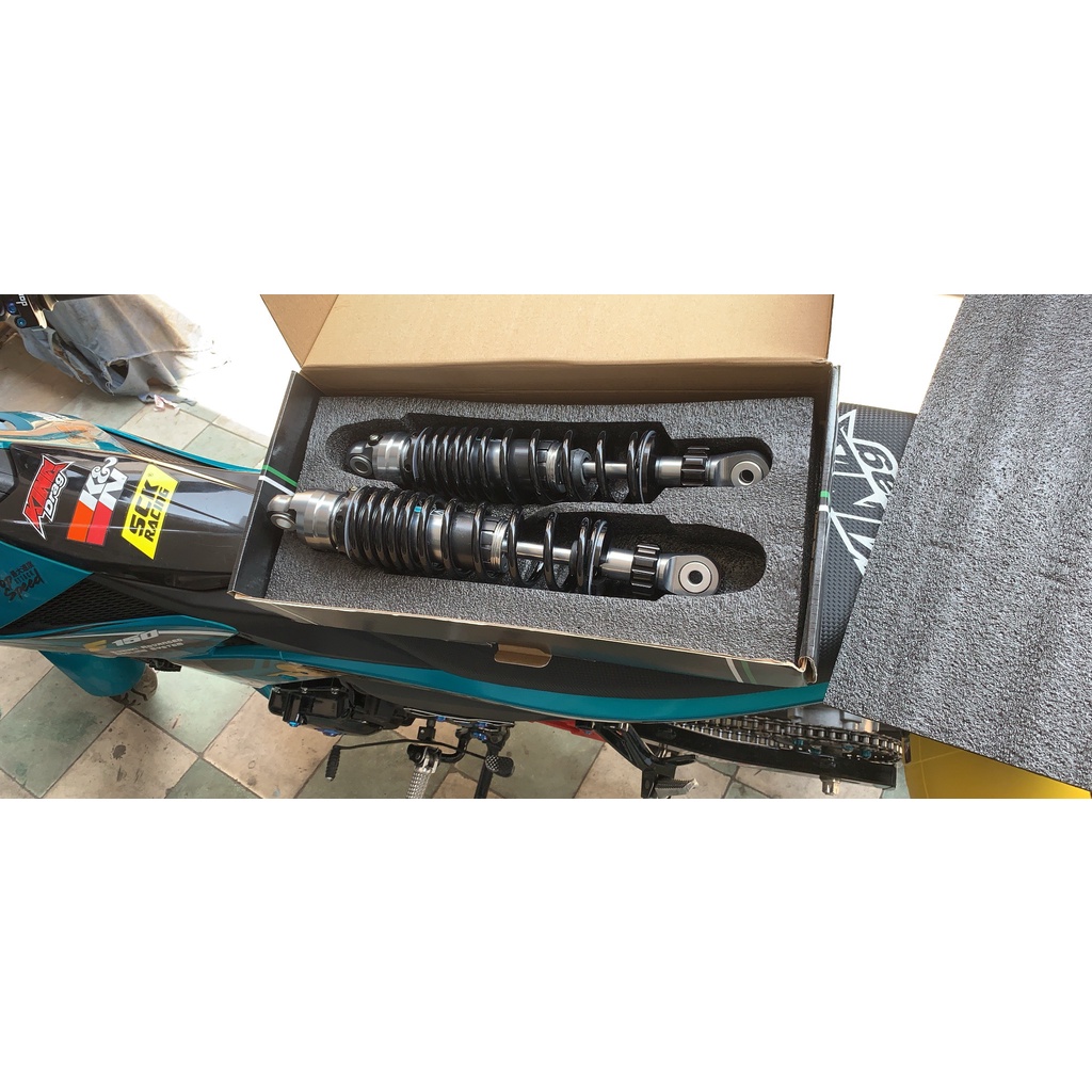 Phuộc NITRON đen không bình dầu WAVE DREM