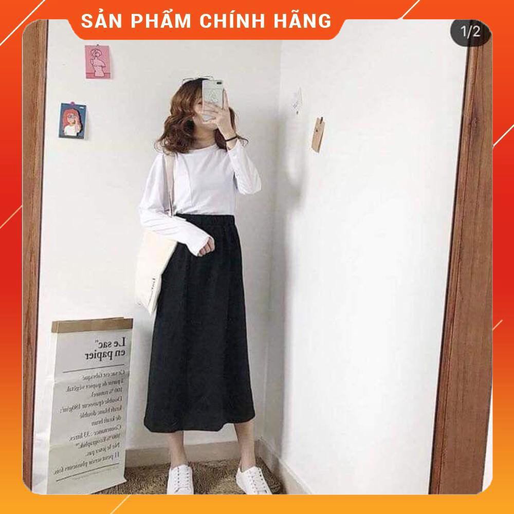 🤩🤩 121B1 Chân váy dài voan xẻ tà