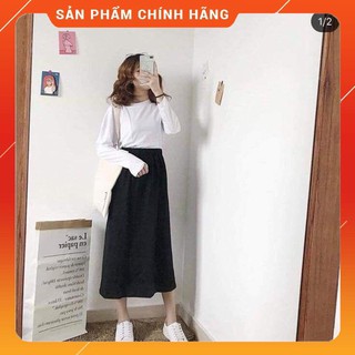 🤩🤩 121B1 Chân váy dài voan xẻ tà