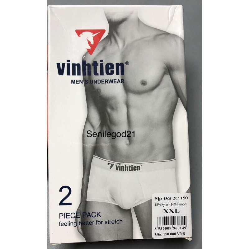 Combo 2 quần lót boxer Lưới Mới Dệt May Vĩnh Tiến