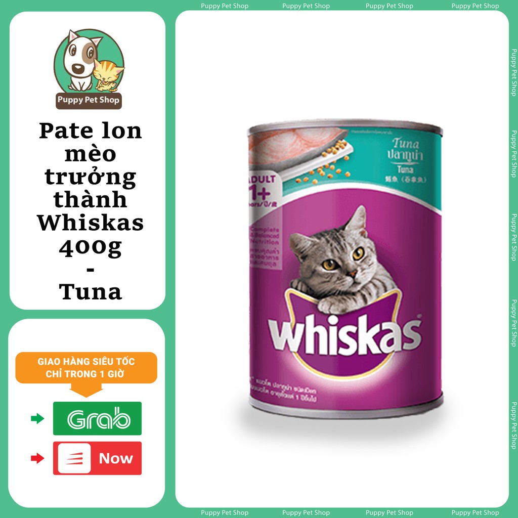 Pate Lon Dành Cho Mèo Lớn Whiskas 400g