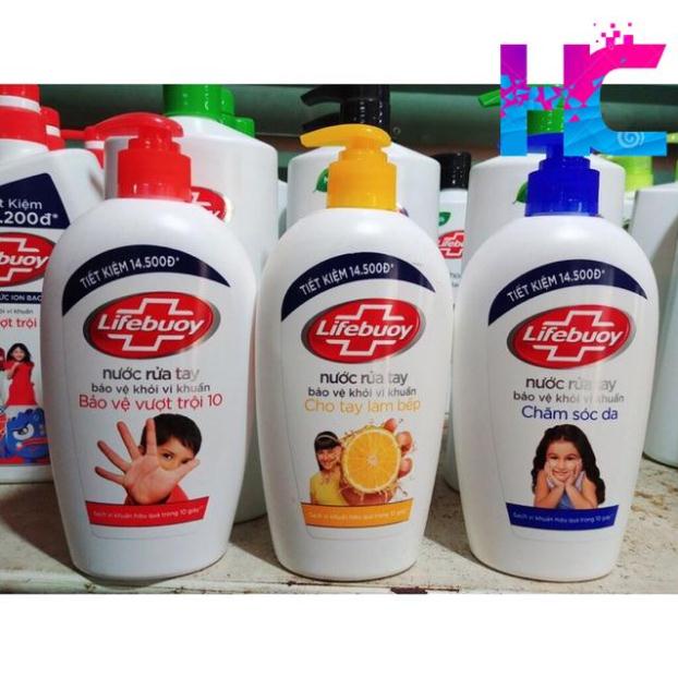 Nước Rửa Tay Lifebuoy 500g-180g