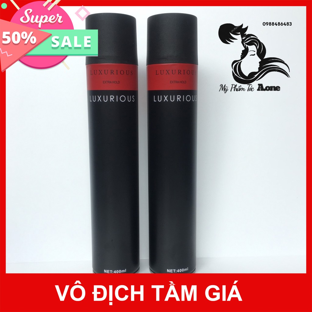 GÔM XỊT TÓC LUXURIOUS 420ml