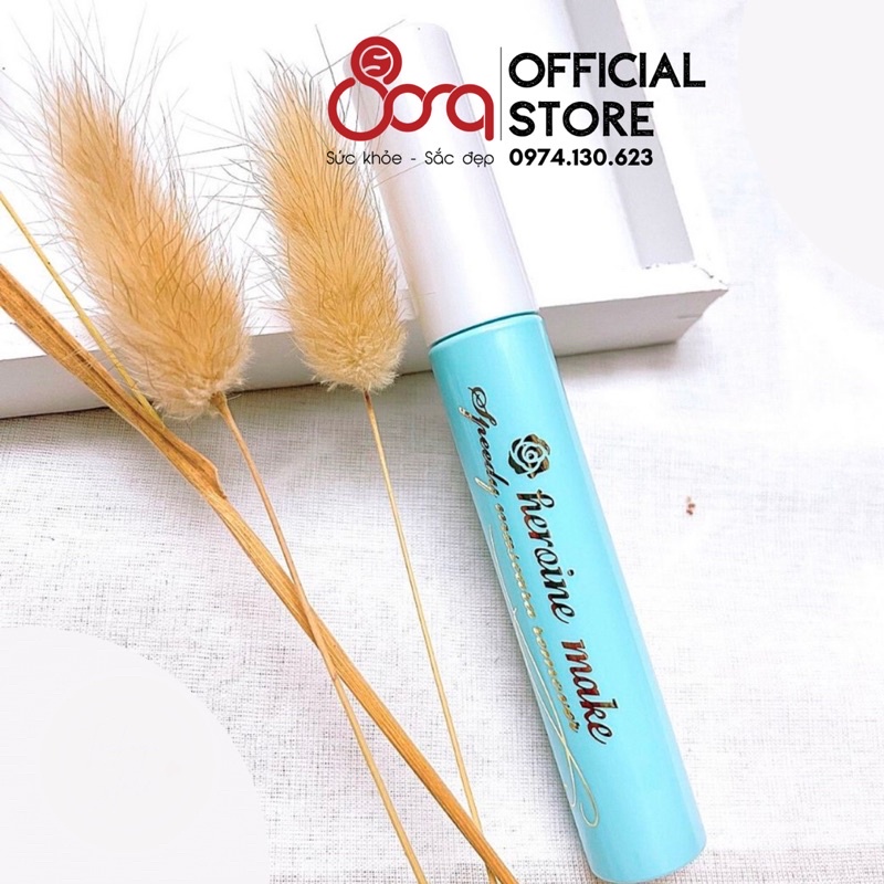 Set Mascara chuốt mi kẻ mắt và tẩy trang Mascara Kiss Me Heroin Nhật Bản