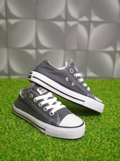 Giày Thể Thao Converse Ec2205 Màu Xám Thời Trang Cho Bé