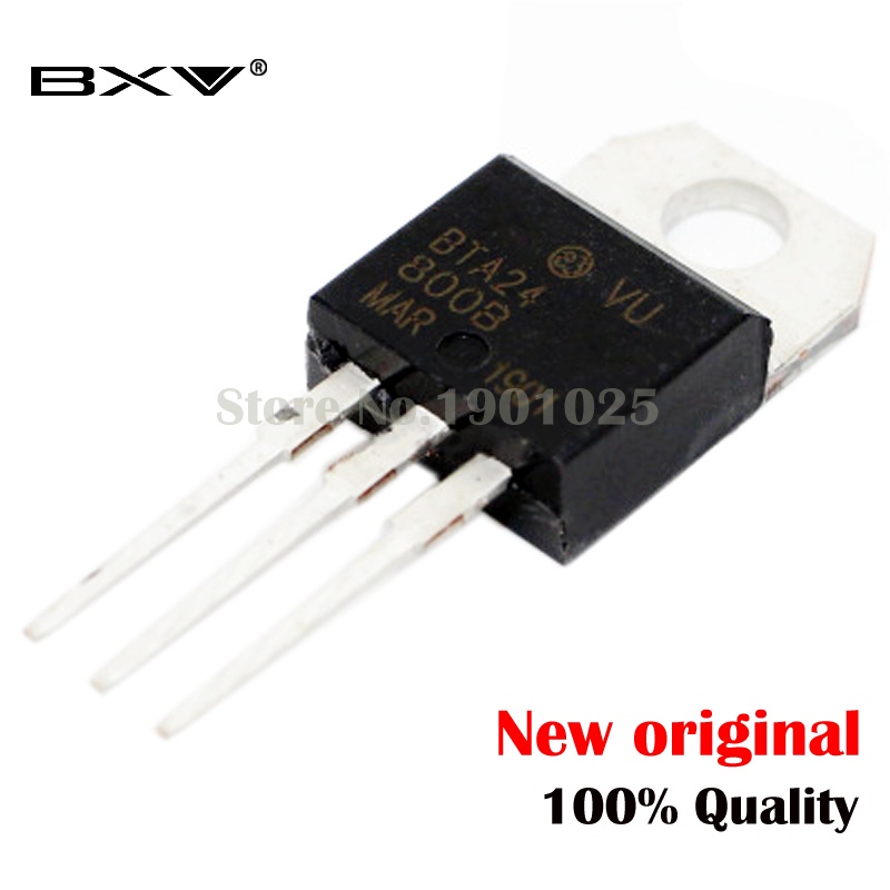 Bộ 10 Linh Kiện Điện Tử BTA24-800B BTA24 BTA24-800 Triacs 25 AMP 800 VOLT TO-220