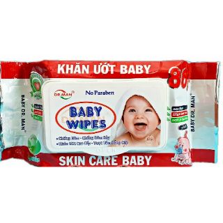 Khăn ướt Moon care baby wipes gói 80g