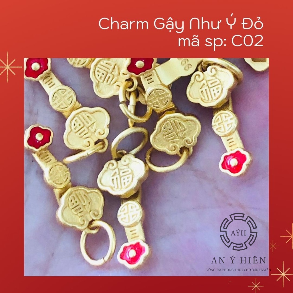 Charm Gậy như ý đỏ #C02 ( An Ý Hiên)