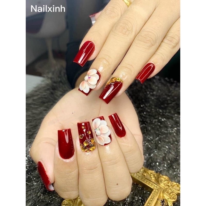 Bộ 24 móng tay giả kèm keo