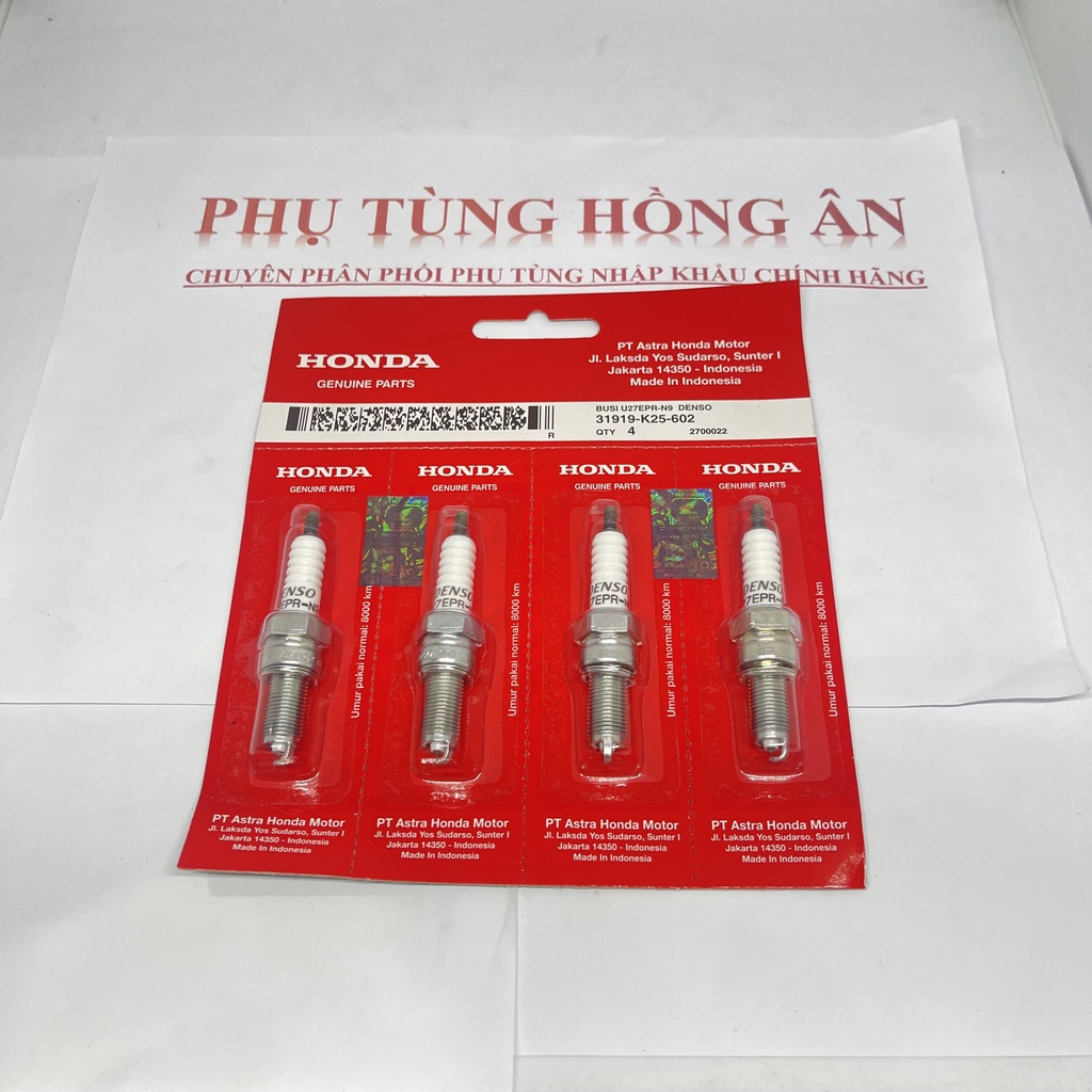 Bugi Winner, Winner X, Sonic 150, CBR, CB150R nhập khẩu chính hãng Honda Indonesia - PT HỒNG ÂN
